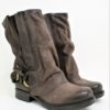 TRONCHETTO PELLE DONNA AS98 259214 MARRONE