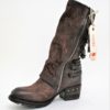 STIVALE PELLE DONNA AS98 239305 FONDENTE