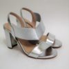 Sandalo Pelle Donna ALBANO 2202 Argento