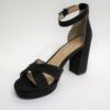 SANDALO PELLE DONNA APEPAZZA RTS06 NERO