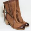 STIVALE PELLE DONNA AS98 597215 CUOIO