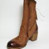 STIVALE PELLE DONNA AS98 597215 CUOIO