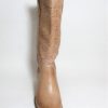 Stivale pelle donna Rebel 114F50 Beige