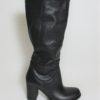 Stivale pelle donna Rebel DELIA Nero