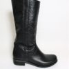 Stivale pelle donna Rebel 114 Nero