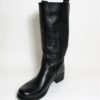 Stivale pelle donna Rebel 114 Nero
