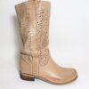 Stivale pelle donna Rebel 114 Beige