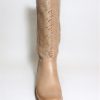 Stivale pelle donna Rebel 114 Beige