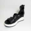 Sandalo pelle donna 981002 MJUS Nero