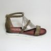 Sandalo pelle donna 740005 MJUS Grigio/Beige