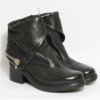TRONCHETTO PELLE DONNA AS98 261239 NERO