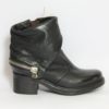 TRONCHETTO PELLE DONNA AS98 261239 NERO