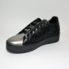 SNEAKER PELLE DONNA APEPAZZA 9FSLW06 NERO/GRIGIO