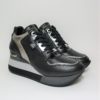 SNEAKER PELLE DONNA APEPAZZA 9FHGR01 NERO