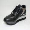 SNEAKER PELLE DONNA APEPAZZA 9FHGR01 NERO