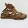 SANDALO PELLE DONNA AS98 699024 CUOIO
