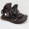 SANDALO PELLE DONNA AS98 534010 BORDEAUX