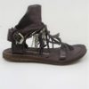 SANDALO PELLE DONNA AS98 534010 BORDEAUX