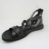 SANDALO PELLE DONNA AS98 A16002 NERO