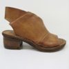 SANDALO PELLE DONNA AS98 690018 CUOIO