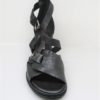 SANDALO PELLE DONNA AS98 A03004 NERO