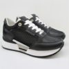 SNEAKER IN PELLE DONNA APEPAZZA ROSE NERO