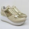 SNEAKER PELLE DONNA APEPAZZA HOPE PLATINO