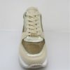 SNEAKER PELLE DONNA APEPAZZA HOPE PLATINO