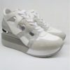 SNEAKER PELLE DONNA APEPAZZA HEATHER BIANCO