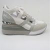 SNEAKER PELLE DONNA APEPAZZA HEATHER BIANCO