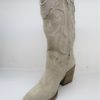 STIVALE TEXANO PELLE DONNA KEB 205 TAUPE