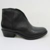 TRONCHETTO TEXANO PELLE DONNA KEB 305 NERO