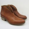 TRONCHETTO TEXANO PELLE DONNA KEB 305 CUOIO