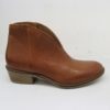 TRONCHETTO TEXANO PELLE DONNA KEB 305 CUOIO