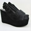 Sandalo Zeppa Donna STRATEGIA W33 Nero