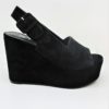 Sandalo Zeppa Donna STRATEGIA W33 Nero