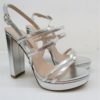 Sandalo pelle Donna ALBANO 4002 Argento