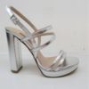 Sandalo pelle Donna ALBANO 4002 Argento