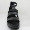 Sandalo Zeppa Pelle Donna MJUS M18012 Nero