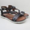 Sandalo Pelle Donna MJUS 740019 Blu