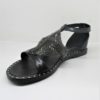 Sandalo pelle donna CAFèNOIR GB277 Nero