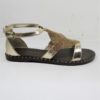 Sandalo pelle donna CAFèNOIR GB277 Platino