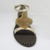 Sandalo pelle donna CAFèNOIR GB277 Platino