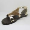 Sandalo pelle donna CAFèNOIR GB277 Platino