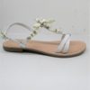 Sandalo pelle Donna CAFèNOIR GH931 Bianco