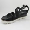 Sandalo Zeppa Pelle Donna MJUS 221029 Nero