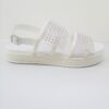 Sandalo pelle donna Apepazza Isabella Bianco
