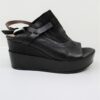 Sandalo pelle donna 805004 MJUS Nero