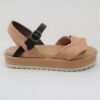 Sandalo donna pelle LILIMILL 6831 Cipria