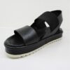 Sandalo donna pelle LILIMILL 6833 Nero